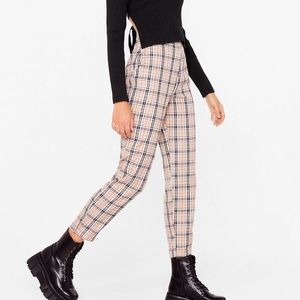 Nasty Gal| Let's Take a Rain Check Tapered Pants